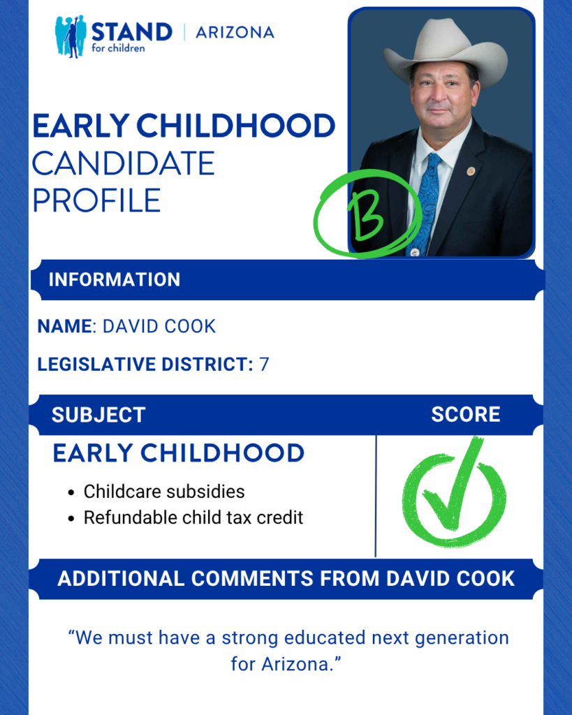 David Cook received a B