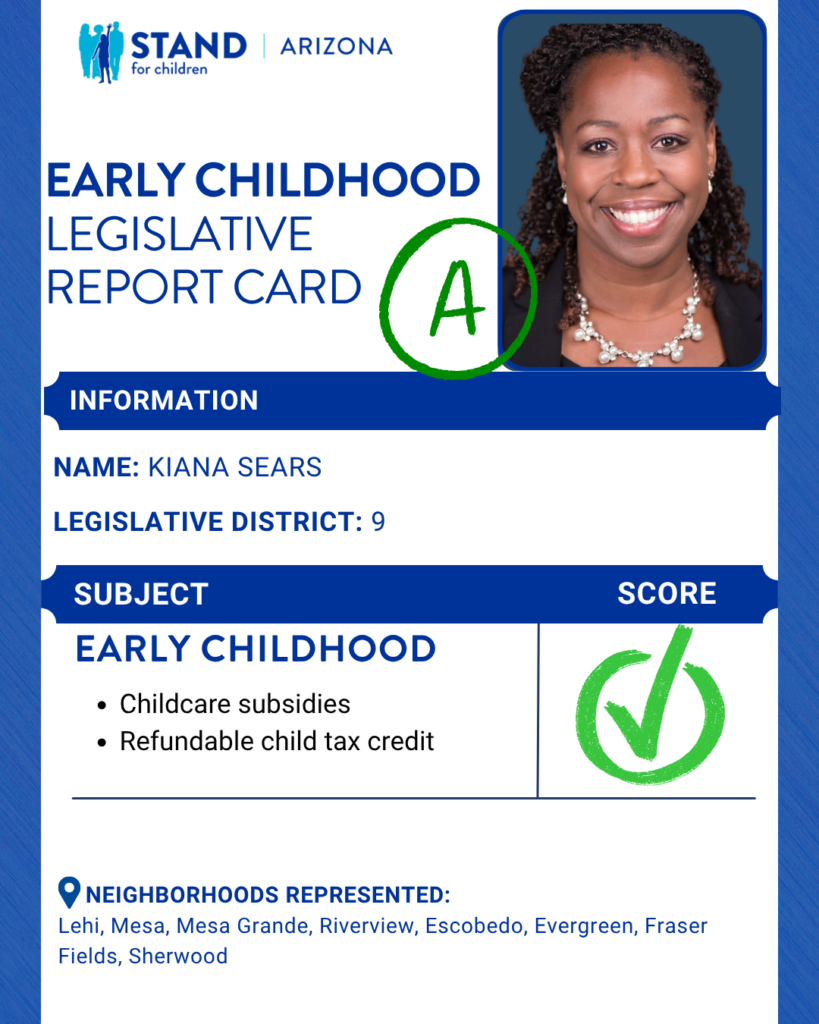 Kiana Sears received an A.