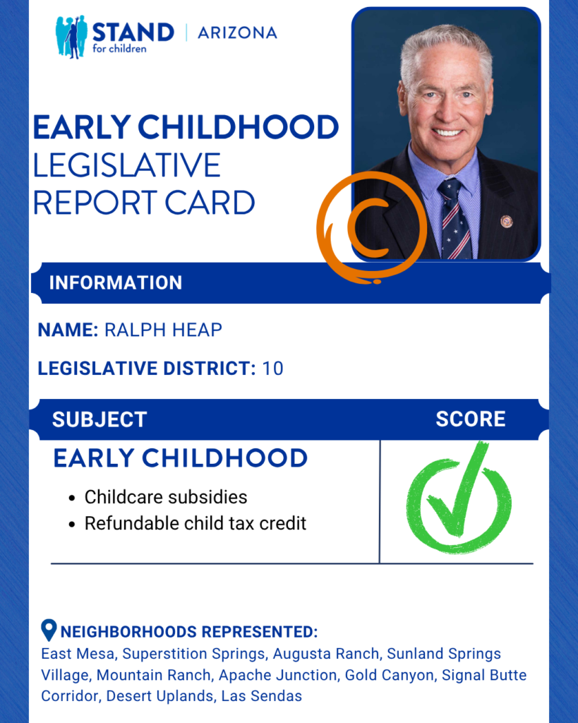 Ralph Heap received a C