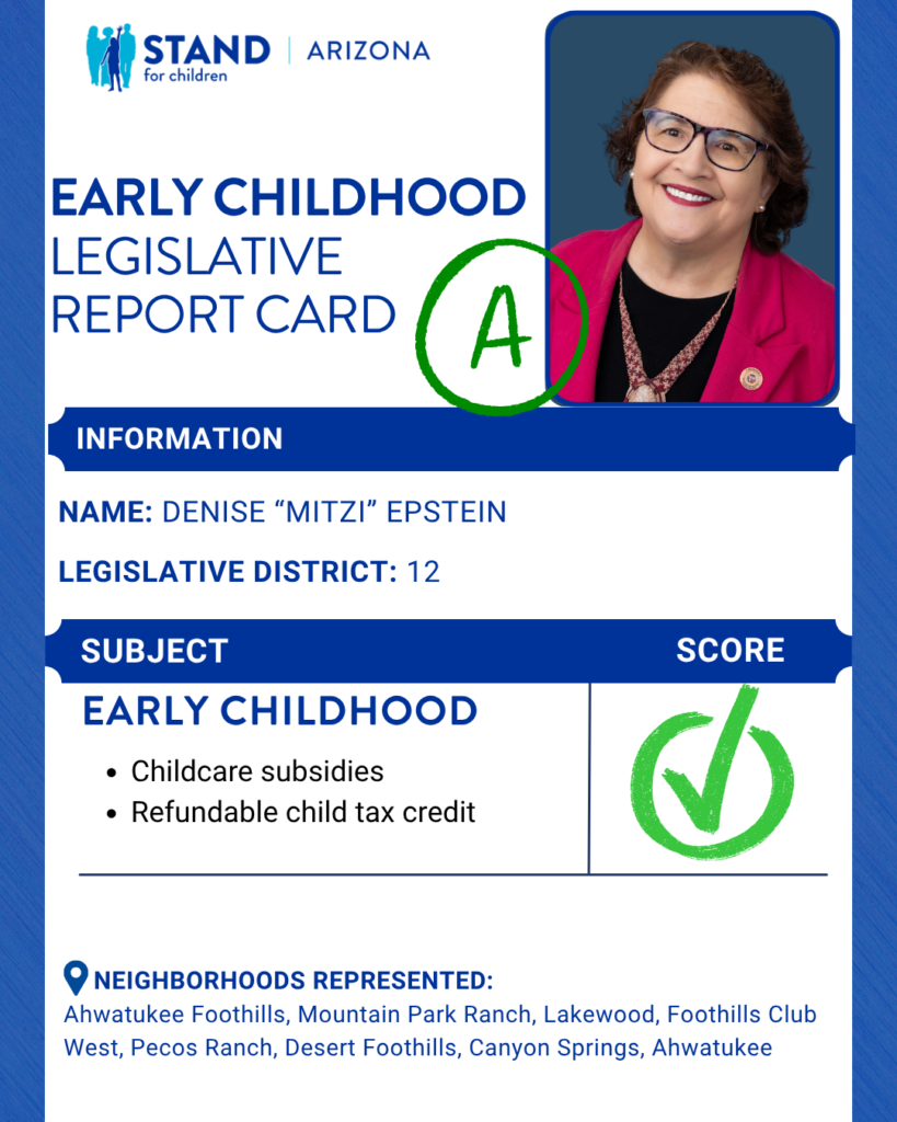 Mitzi Epstein received an A