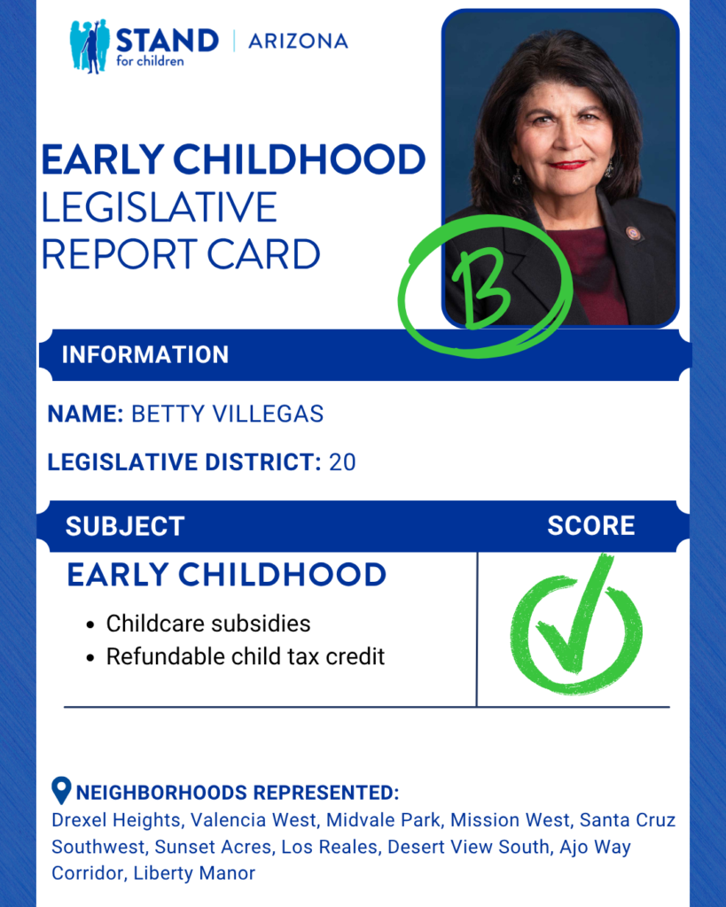 Betty Villegas received a B