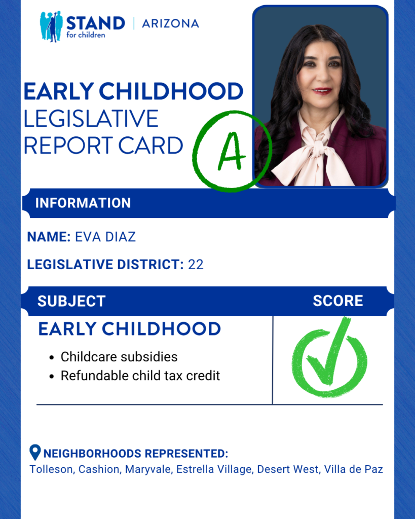 Eva Diaz received an A