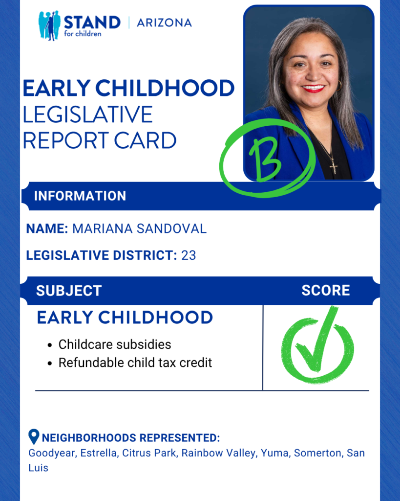 Mariana Sandoval received a B