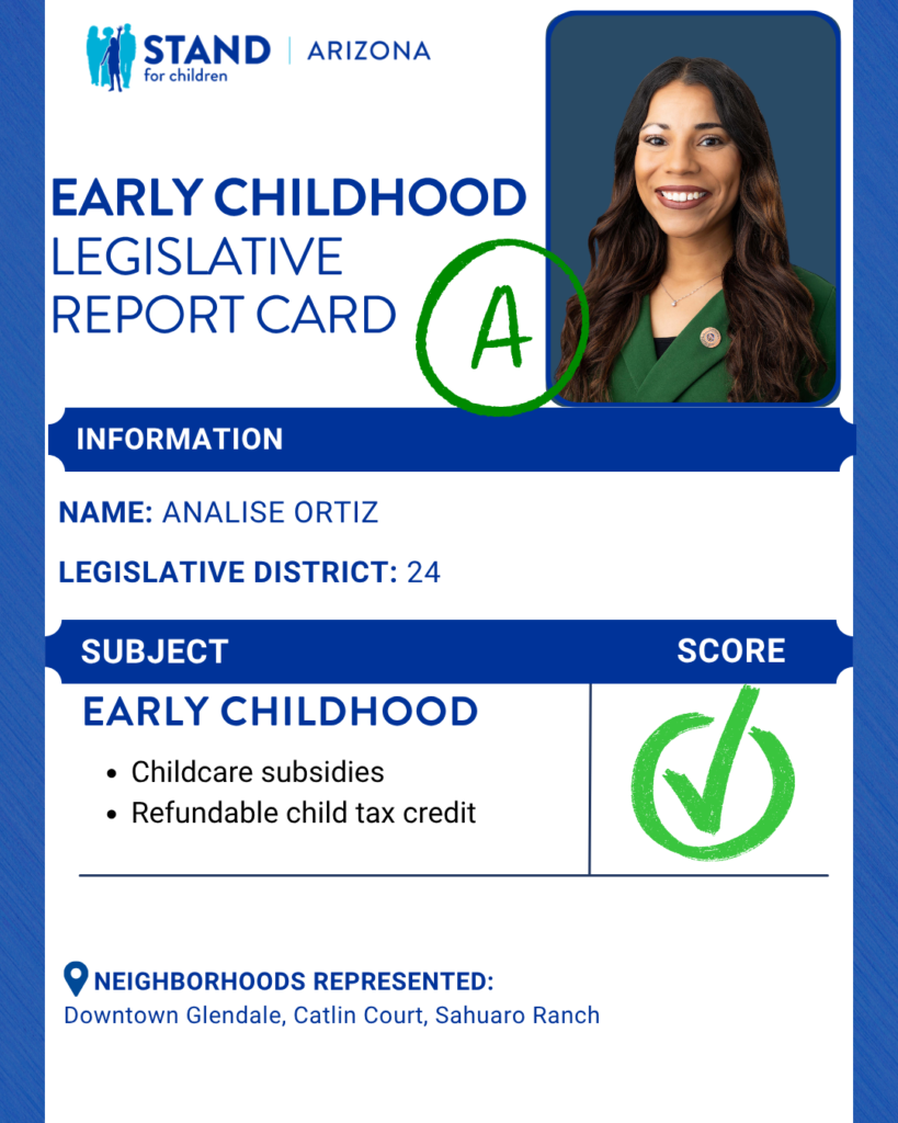 Analise Ortiz received an A.