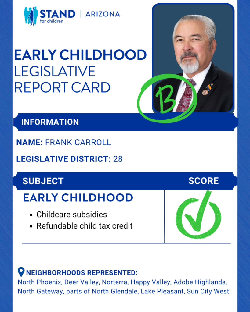 Frank Carroll received a B