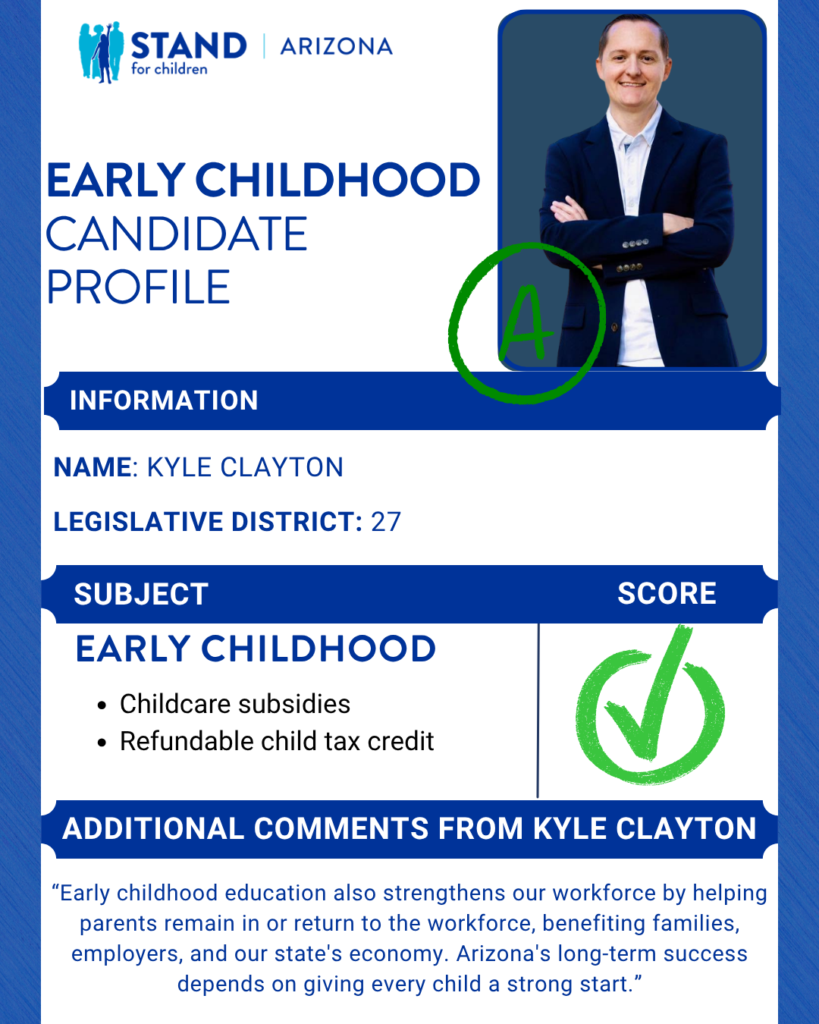 Kyle Clayton received an A.