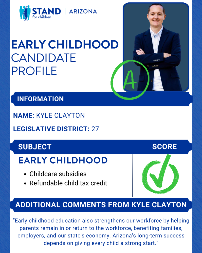 Kyle Clayton received an A.