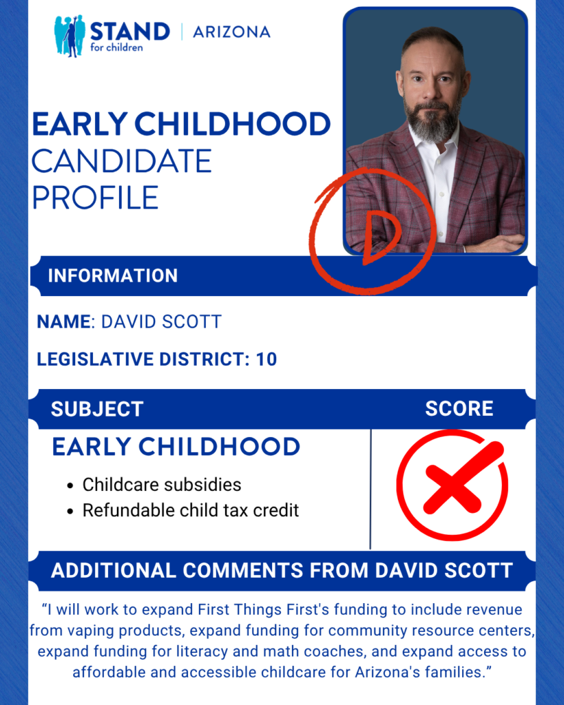 David Scott received a D