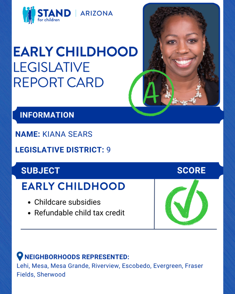 Kiana Sears received an A.