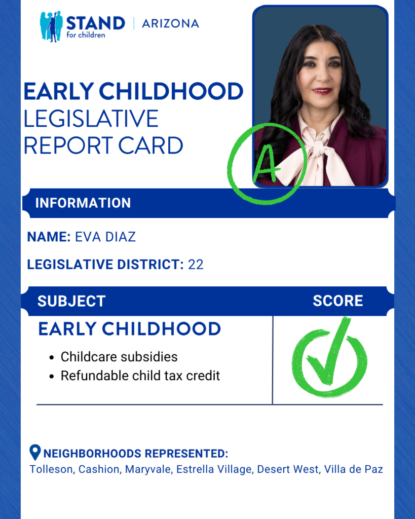 Eva Diaz received an A