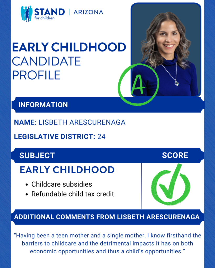 Lisbeth Arescurenaga received an A.
