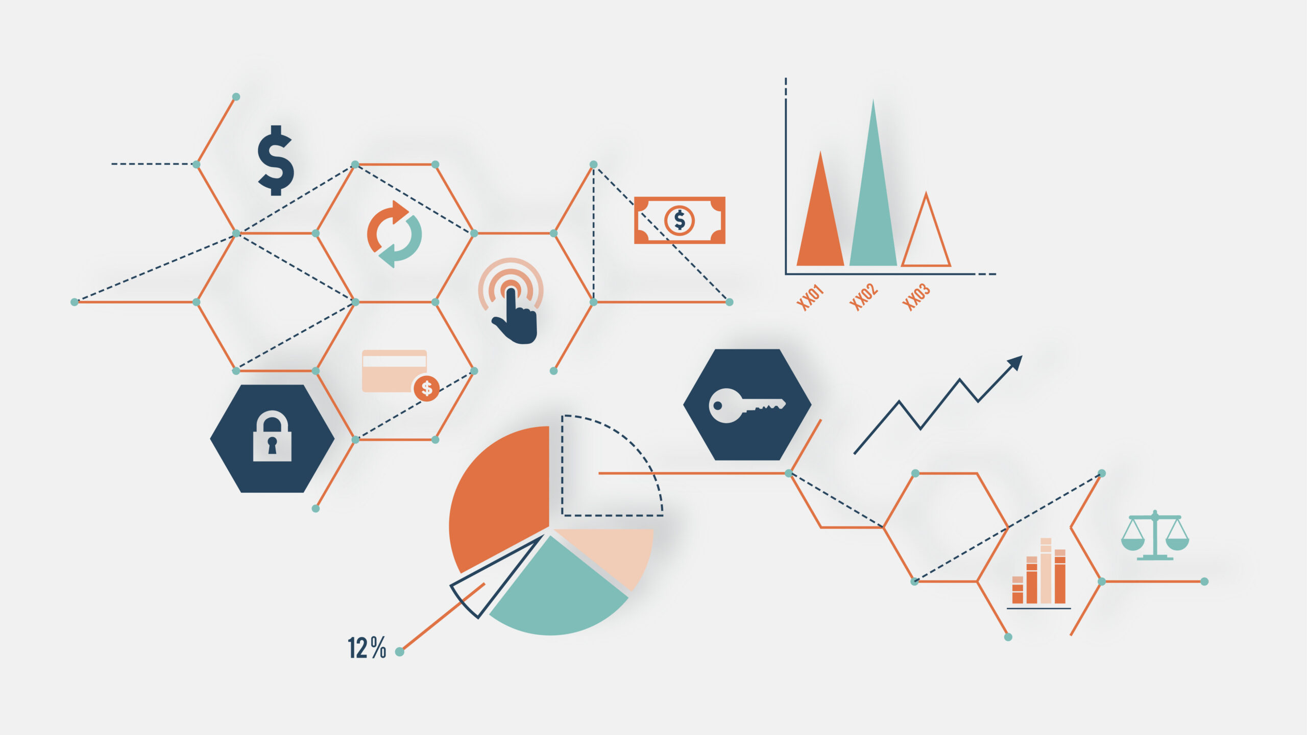 Illustration of data analysis graph