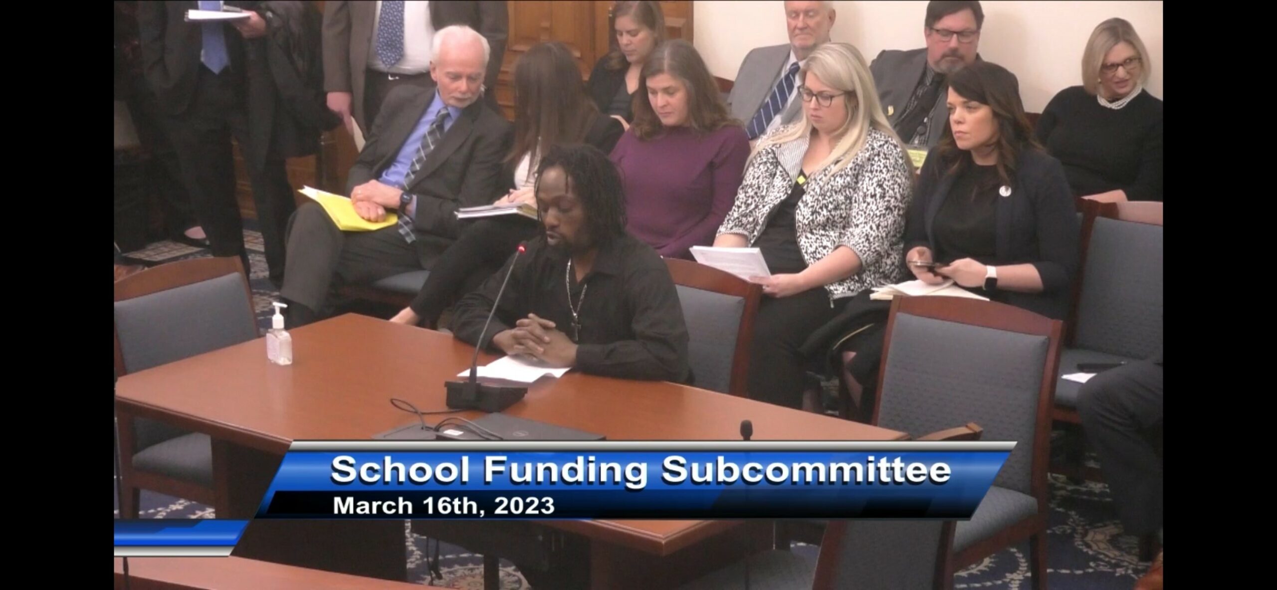 Dontia Dyson’s testimony to the School Funding Subcommittee