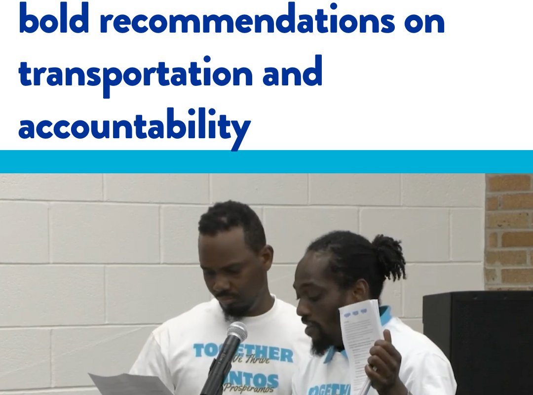 Advocates applaud ILEA for bold recommendations on transportation and accountability  